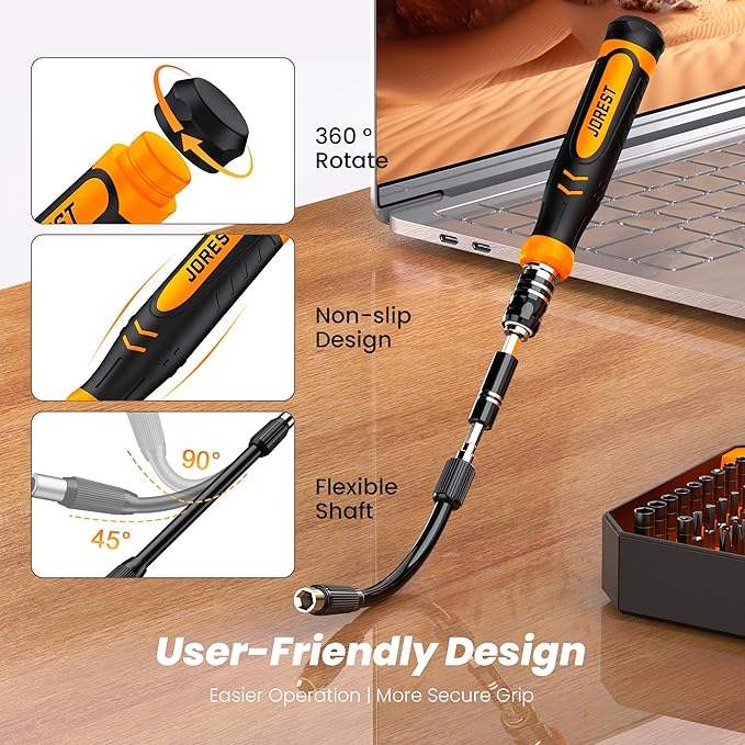 JOREST 115 in 1 Small Precision Screwdriver Set, Fathers Day Tool Gifts for Men, Magnetic Repair Tool Kit for PC, Laptop, Computer, iPhone, Macbook, Jewelers, PS5, Xbox, Switch, Electronics