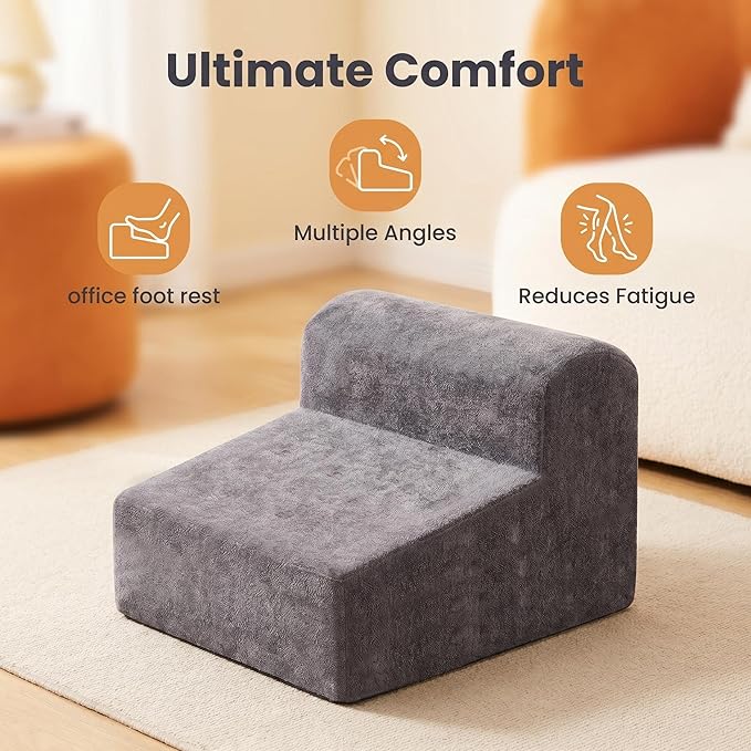 Foot Rest for Under Desk At Work.Ergonomic Foot Rest for Under Desk At Work,Rest for Under Desk Office & Home,Footstool Leg Elevation