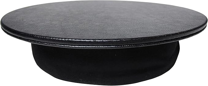 MOJO Beanbag Ergonomic Mousepad - Comfortable Mouse Pad for Sofa, Bed, Lap, Couch, and Anywhere Else (Black Leather)