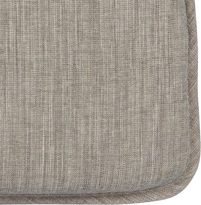 Klear Vu Raindrop The Gripper Non Slip Chair Cushions, Soft & Comfortable Seat Pad, Sitting Pillow for Kitchen, Dining or Office, 2 Count (Pack of 1), Steel Gray