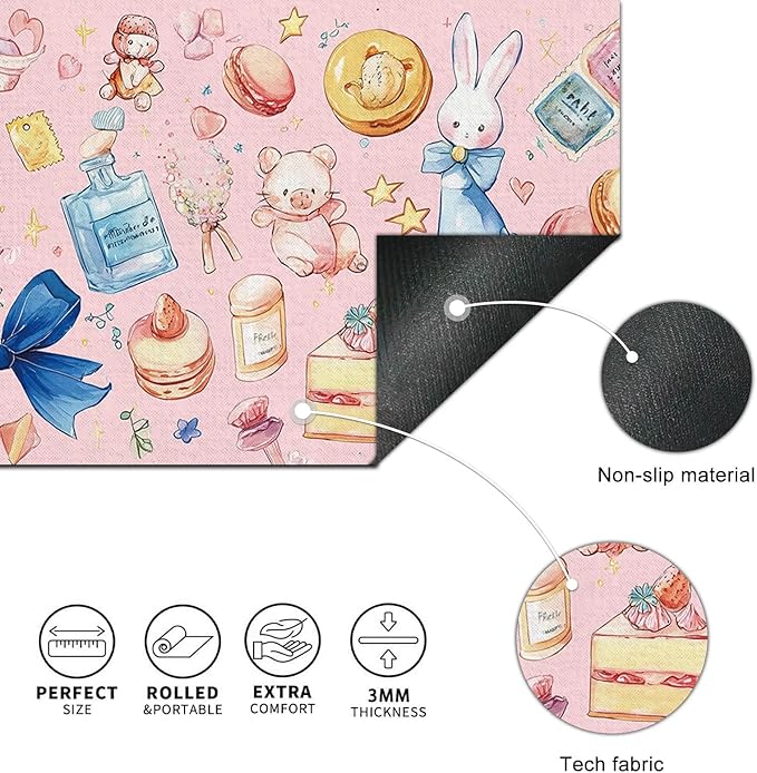 HOMETITUTE Pink Aesthetic Large Mouse Pad 31.5 x 11.8 Inch XL Desk Mat Extended Keyboard Pad Mouse Mat for Desk Computer Mat Waterproof Gaming Mouse Pad Non Slip Base for Office Home
