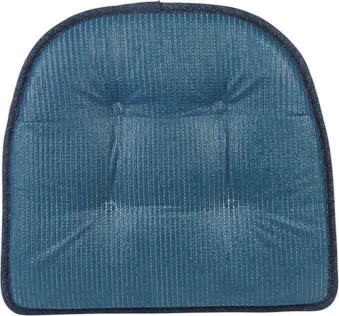 Non-Slip Chair Cushions, Assembled in USA, U-Shaped Skid-Proof Seat Pads for Dining Room, Kitchen, Office, 15"x16"