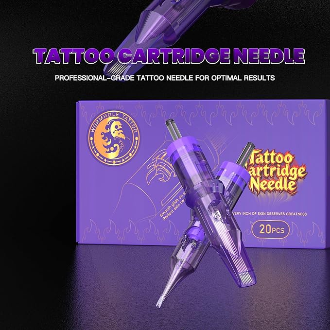 Wormhole Wireless Tattoo Gun Kit for Beginners – Complete Tattoo Kit with Tattoo Cartridges Needle, Tattoo Ink, Rotary Tattoo Pen with 1800mAh Tattoo Battery Tattoo Machine Starter Set for Practice