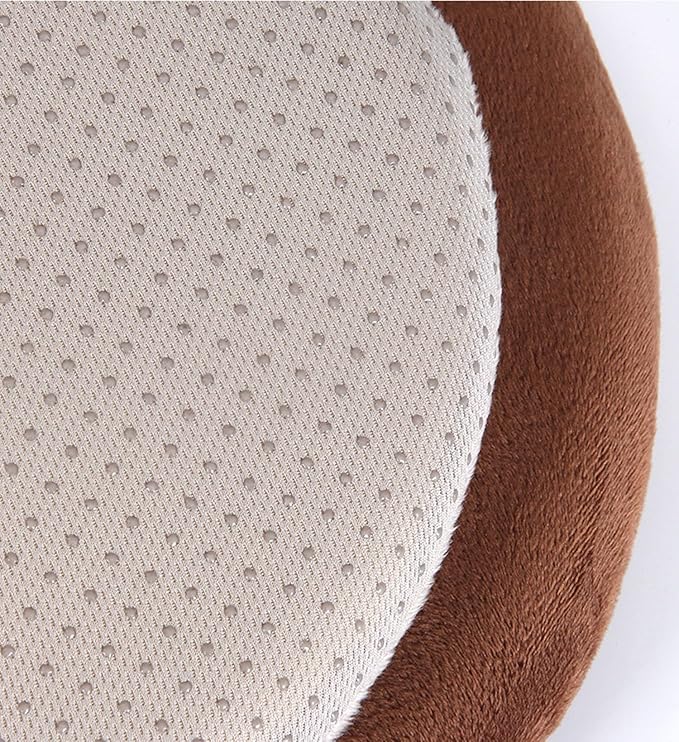 11" Detachable Memory Foam Seat Cushion Round Chair Cushion Non-Slip Dining Stool Pad Circle Chair Pad Washable for Kitchen Dining Office Chairs Coffee