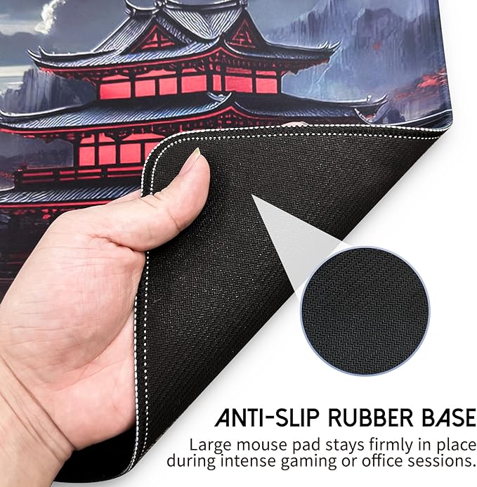 FreeNook Mouse Pad Gaming Mousepad,Large Mousepads for Keyboard and Mouse with Non-Slip Rubber Base,Suitable for School,Office,Home,35.4 x 15.7 Inch