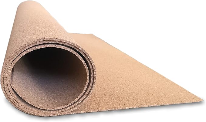 Cougar Cork Roll 24" x 48" - 1/8" Thick - Premium 100% Natural Cork Board Roll for DIY Projects