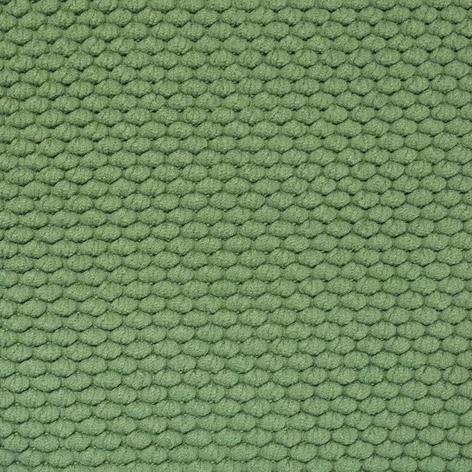 Sweet Home Collection Cushion Memory Foam Chair Pads Honeycomb Nonslip Back Seat Cover 16" x 16", 6 Pack, Green