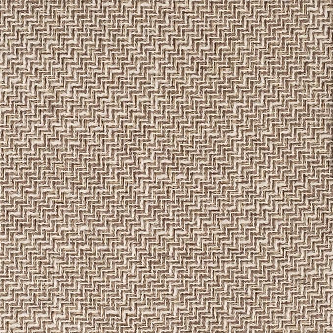 Sweet Home Collection Chair Cushion Memory Foam Pads with Ties Honeycomb Pattern Slip Non Skid Rubber Back Rounded Square 16" x 16" Seat Cover, Herringbone Taupe