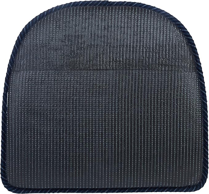 Klear Vu Raindrop The Gripper Non Slip Chair Cushions, Soft & Comfortable Seat Pad, Sitting Pillow for Kitchen, Dining or Office, 4 Count (Pack of 1), Navy