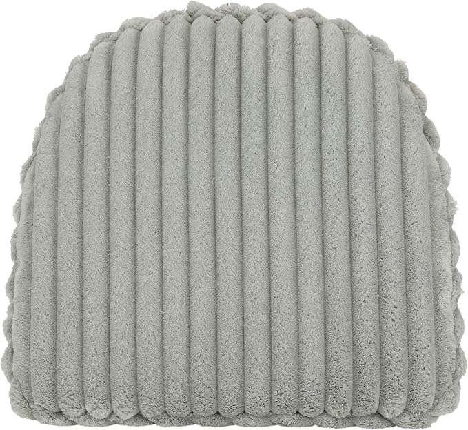 Klear Vu Raindrop The Gripper Non Slip Chair Cushions, Soft & Comfortable Seat Pad, Sitting Pillow for Kitchen, Dining or Office, 4 Count (Pack of 1), Lush Pewter