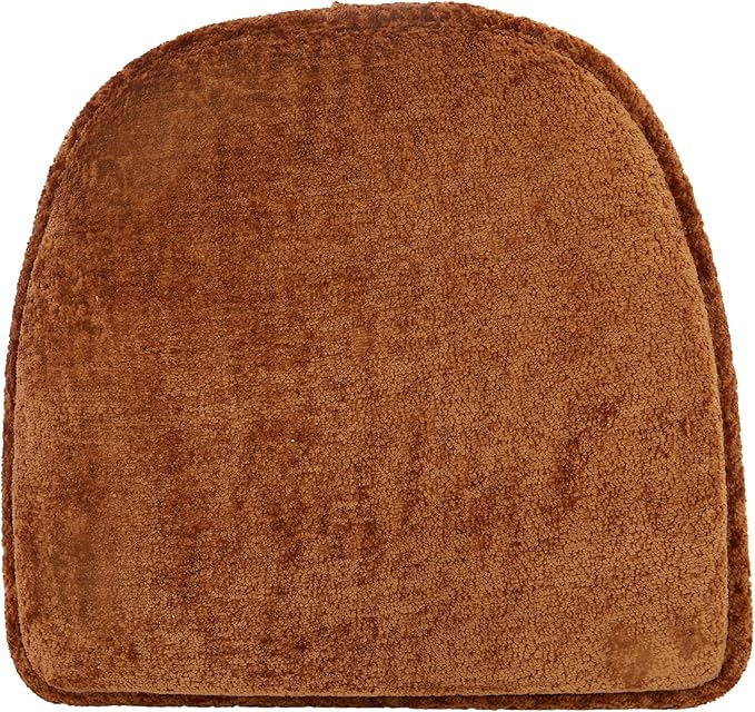 Klear Vu Raindrop The Gripper Non Slip Chair Cushions, Soft & Comfortable Seat Pad, Sitting Pillow for Kitchen, Dining or Office, 8 Count (Pack of 1), Spice