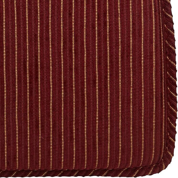 Klear Vu Raindrop The Gripper Non Slip Chair Cushions, Soft & Comfortable Seat Pad, Sitting Pillow for Kitchen, Dining or Office, 4 Count (Pack of 1), Nikita Red