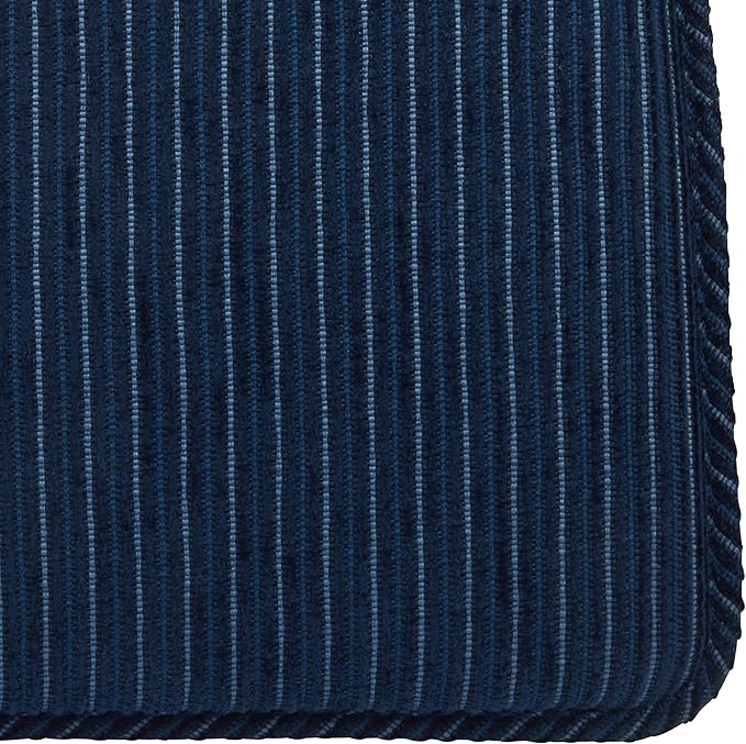 Klear Vu Raindrop The Gripper Non Slip Chair Cushions, Soft & Comfortable Seat Pad, Sitting Pillow for Kitchen, Dining or Office, 4 Count (Pack of 1), Navy