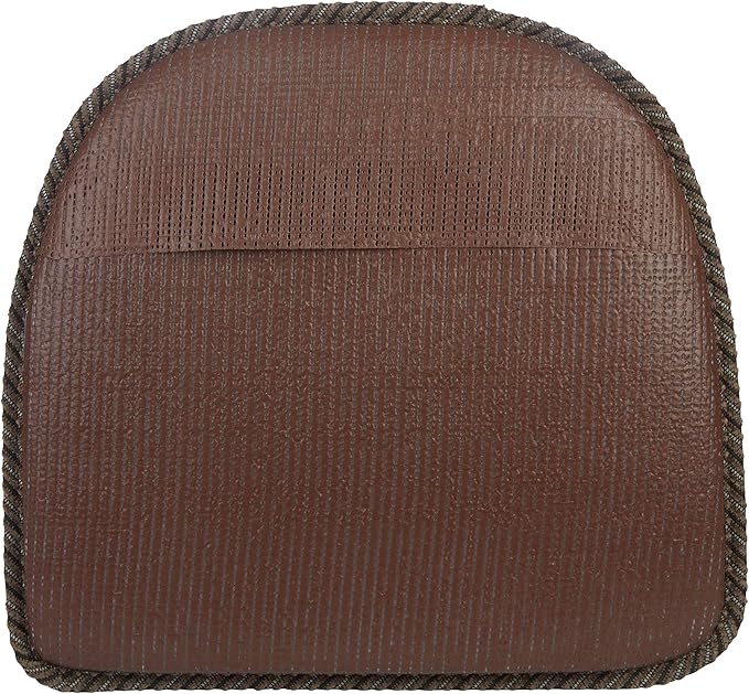 Klear Vu Raindrop The Gripper Non Slip Chair Cushions, Soft & Comfortable Seat Pad, Sitting Pillow for Kitchen, Dining or Office, 4 Count (Pack of 1), Nikita Taupe