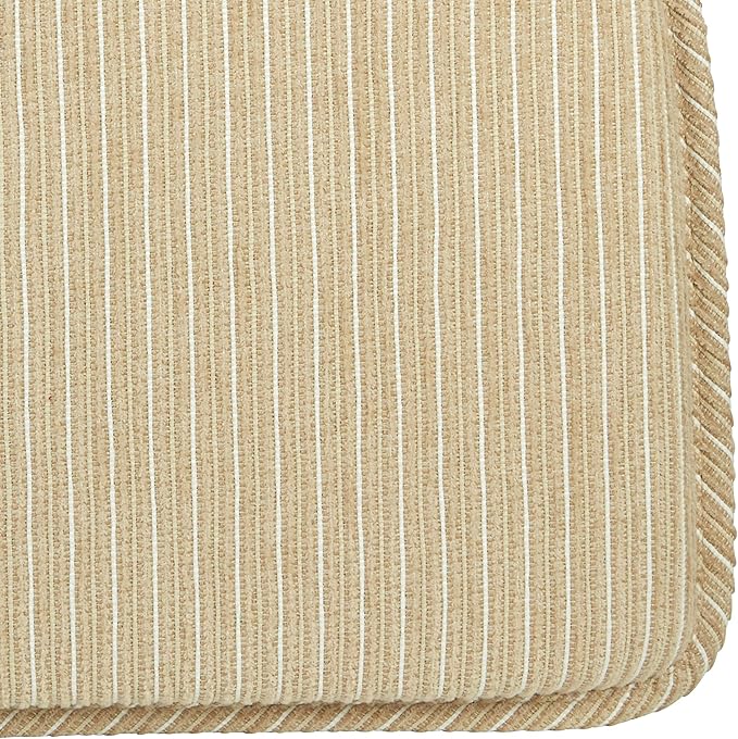 Klear Vu Raindrop The Gripper Non Slip Chair Cushions, Soft & Comfortable Seat Pad, Sitting Pillow for Kitchen, Dining or Office, Nikita Natural, 4 Count (Pack of 1)