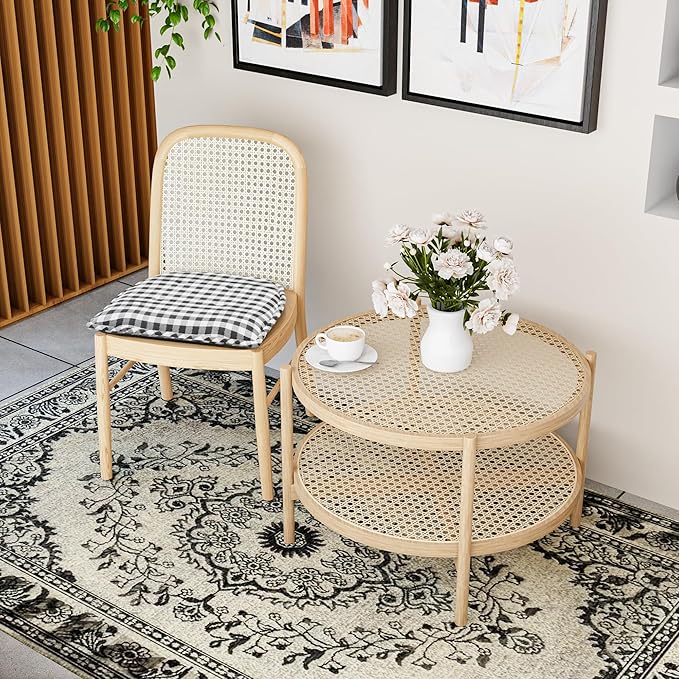 Non-Slip Chair Cushions, Assembled in USA, U-Shaped Skid-Proof Seat Pads for Dining Room, Kitchen, Office, 15"x16"