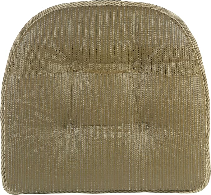 Non-Slip Chair Cushions, Assembled in USA, U-Shaped Skid-Proof Seat Pads for Dining Room, Kitchen, Office, 15"x16"