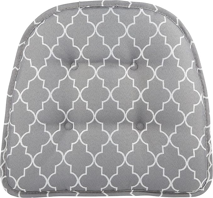 Non-Slip Chair Cushions, Assembled in USA, U-Shaped Skid-Proof Seat Pads for Dining Room, Kitchen, Office, 15"x16"