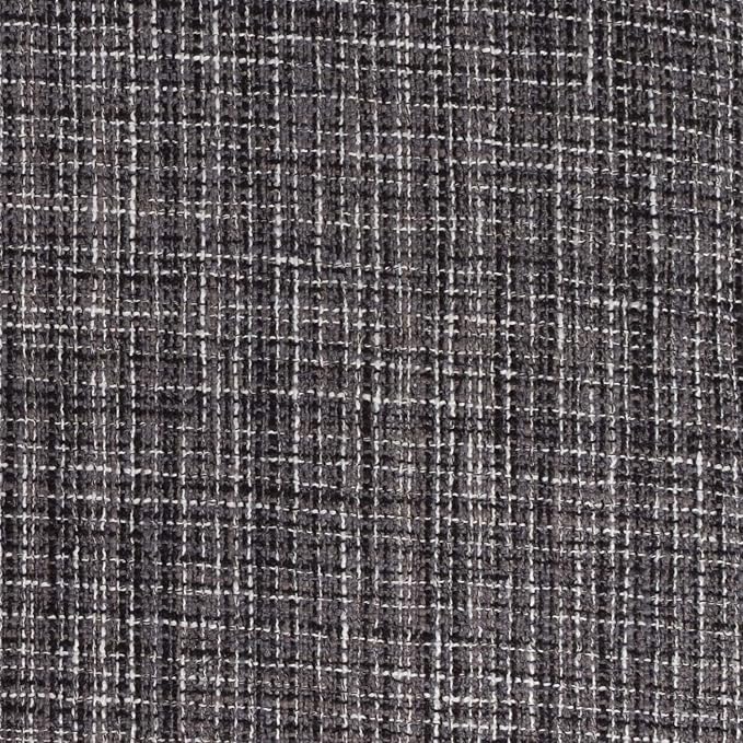 Sweet Home Collection Chair Cushion Memory Foam Pads with Ties Honeycomb Pattern Slip Non Skid Rubber Back Rounded Square 16" x 16" Seat Cover, 2 Pack, Aria Gray/Black 6 pack