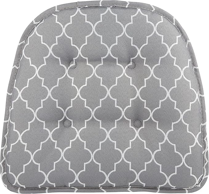 Non-Slip Chair Cushions, Assembled in USA, U-Shaped Skid-Proof Seat Pads for Dining Room, Kitchen, Office, 15"x16"