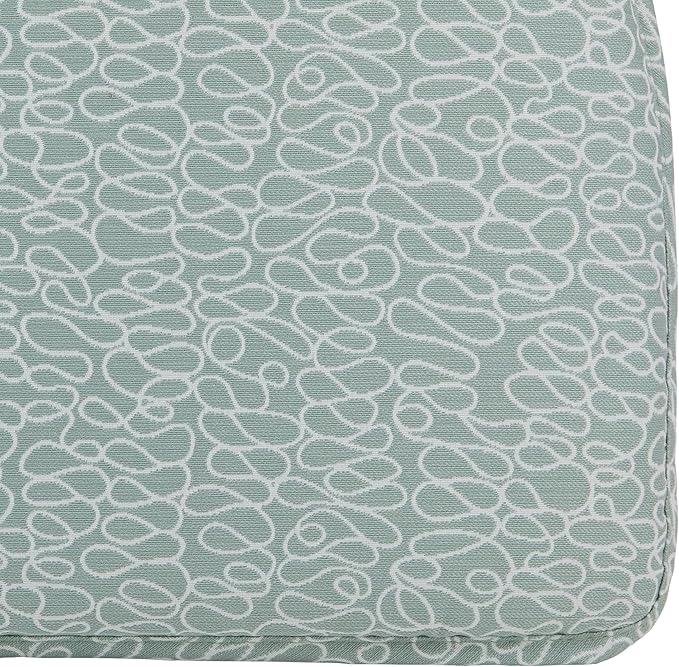 Klear Vu Raindrop The Gripper Non Slip Chair Cushions, Soft & Comfortable Seat Pad, Sitting Pillow for Kitchen, Dining or Office, 2 Count (Pack of 1), Scribble Spa