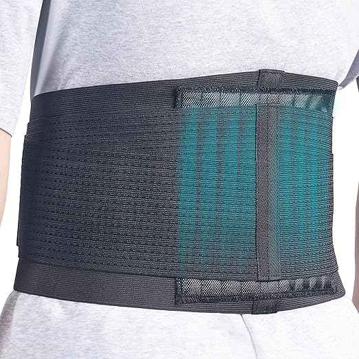 Back Brace for Lower Back Pain Relief, Lumbar Support Belt with Dual Adjustable Straps for Lifting, Working, Sitting and Daily Support for Men Women, S