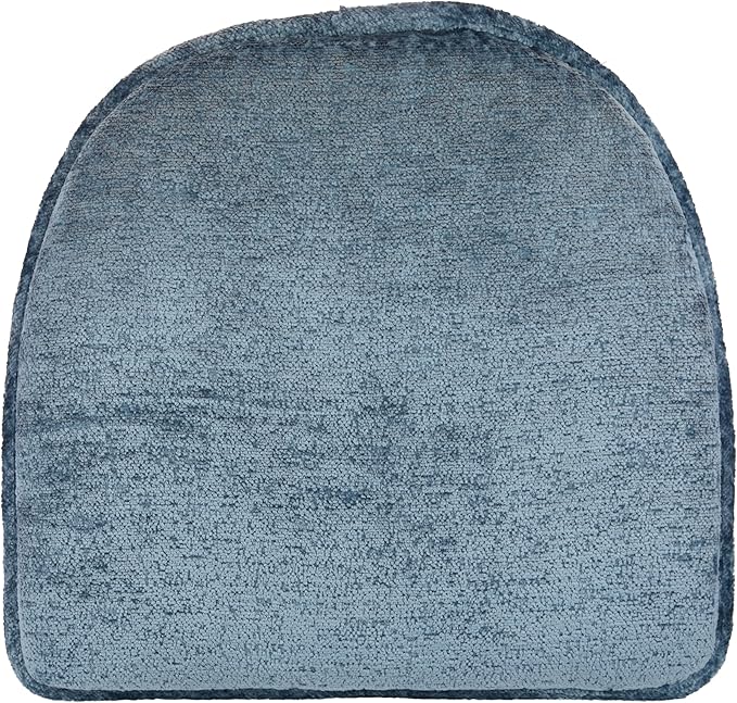 Klear Vu Raindrop The Gripper Non Slip Chair Cushions, Soft & Comfortable Seat Pad, Sitting Pillow for Kitchen, Dining or Office, 4 Count (Pack of 1), Pool Blue