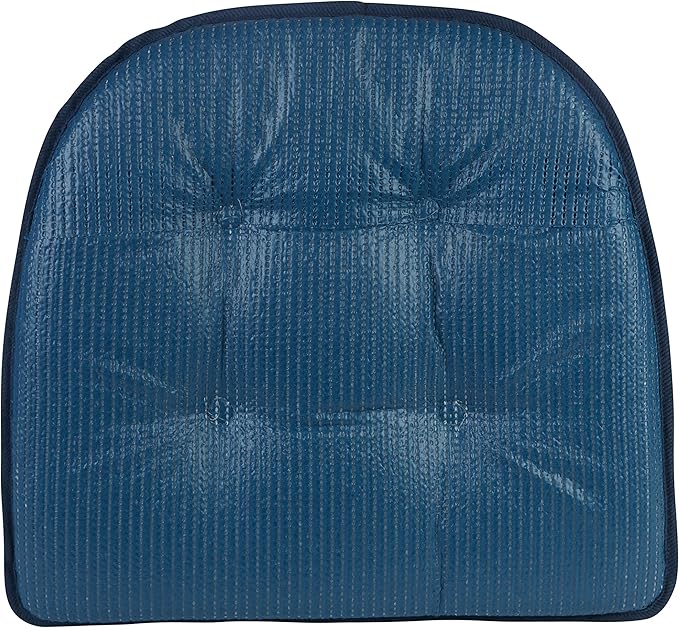 Non-Slip Chair Cushions, Assembled in USA, U-Shaped Skid-Proof Seat Pads for Dining Room, Kitchen, Office, 15"x16"