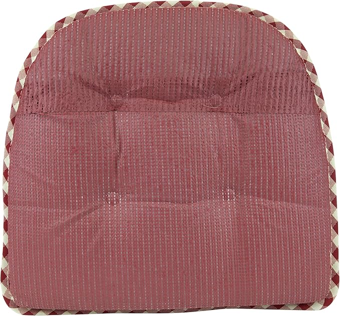 Non-Slip Chair Cushions, Assembled in USA, U-Shaped Skid-Proof Seat Pads for Dining Room, Kitchen, Office, 15"x16"