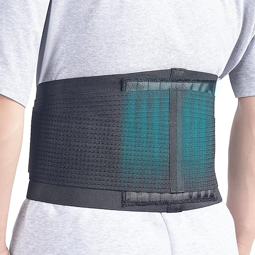 Back Brace for Lower Back Pain Relief, Lumbar Support Belt with Dual Adjustable Straps for Lifting, Working, Sitting and Daily Support for Men Women, XL
