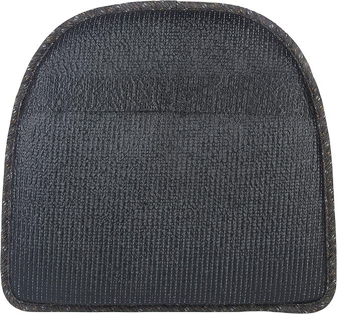 Klear Vu Raindrop The Gripper Non Slip Chair Cushions, Soft & Comfortable Seat Pad, Sitting Pillow for Kitchen, Dining or Office, 4 Count (Pack of 1), 04 Gray