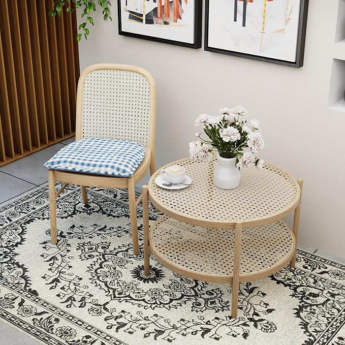 Non-Slip Chair Cushions, Assembled in USA, U-Shaped Skid-Proof Seat Pads for Dining Room, Kitchen, Office, 15"x16"
