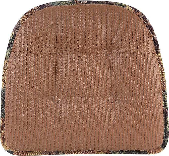 Klear Vu Raindrop The Gripper Non Slip Chair Cushions, Soft & Comfortable Seat Pad, Sitting Pillow for Kitchen, Dining or Office, 4 Count (Pack of 1), Multicolor