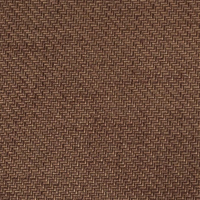 Chair Cushion Memory Foam Pads with Ties Honeycomb Pattern Slip Non Skid Rubber Back Rounded Square 16" x 16" Seat Cover, Herringbone Brown, 6 Count (Pack of 1)