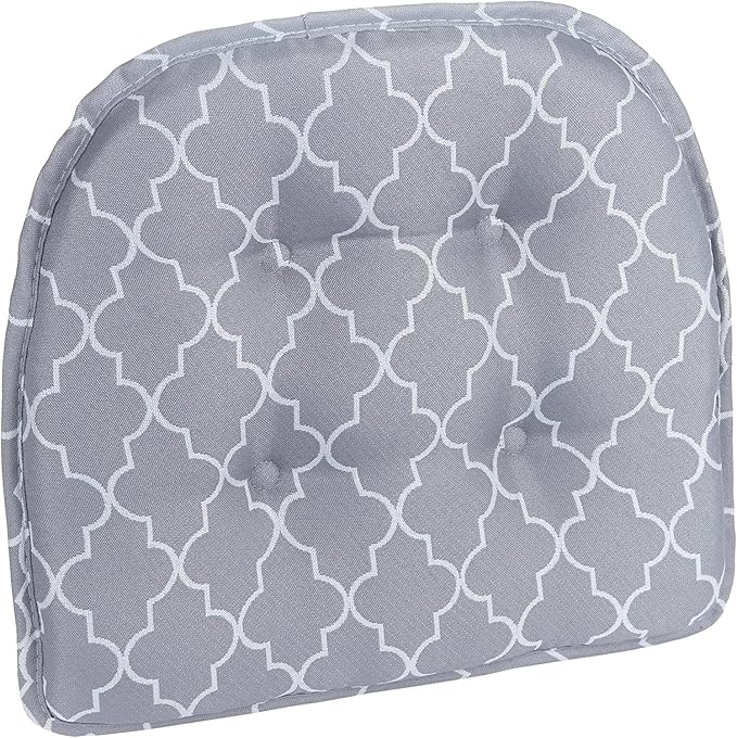 Non-Slip Chair Cushions, Assembled in USA, U-Shaped Skid-Proof Seat Pads for Dining Room, Kitchen, Office, 15"x16"