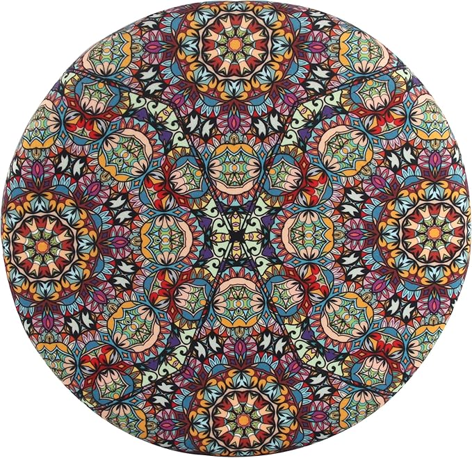 Sigmat Memory Foam Seat Cushion Anti-Slip Soft Round Chair Pad 18 Inch Graphic