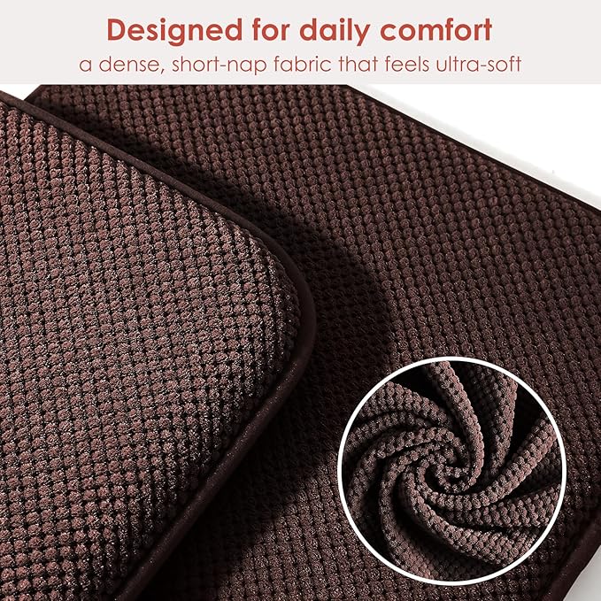 SWEMSTAR Chair Cushions - 15"*17" Kitchen Dining Chair Pads Foam Seat Cushion for Chairs Barstool Cushions Non Slip Seat Pad