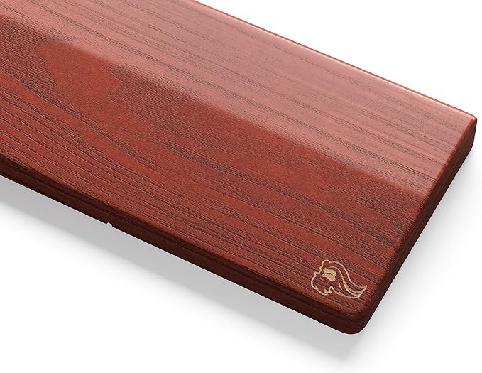 Glorious Gaming Wooden Mouse Wrist Rest - Brown/Golden Oak - for Gaming Mice, Wood Ergonomic Palm Rest| 8x4 inches/19mm Thick (GV-M-Brown)