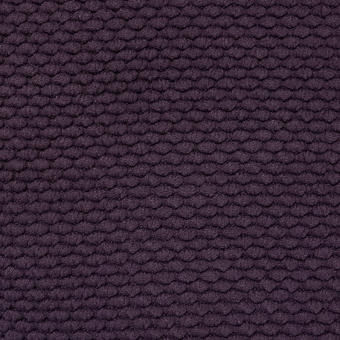 Sweet Home Collection Cushion Memory Foam Chair Pads Honeycomb Nonslip Back Seat Cover 16" x 16", 2 Pack, Eggplant Purple
