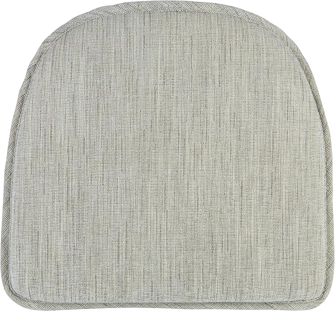 Klear Vu Raindrop The Gripper Non Slip Chair Cushions, Soft & Comfortable Seat Pad, Sitting Pillow for Kitchen, Dining or Office, 6 Count (Pack of 1), Taupe