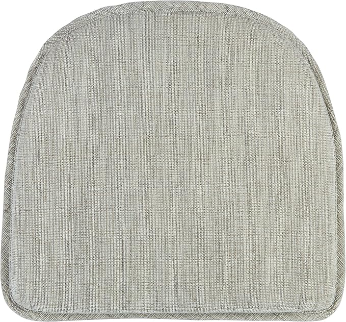 Klear Vu Raindrop The Gripper Non Slip Chair Cushions, Soft & Comfortable Seat Pad, Sitting Pillow for Kitchen, Dining or Office, 4 Count (Pack of 1), Taupe