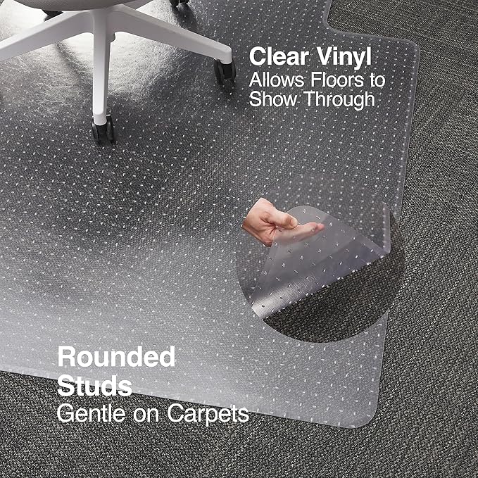 Staples 45X53 Low Pile Chair Mat No Lip