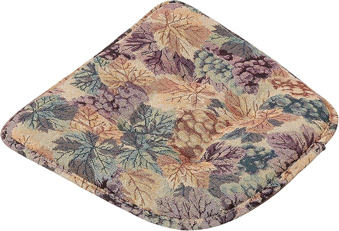 Klear Vu Raindrop The Gripper Non Slip Chair Cushions, Soft & Comfortable Seat Pad, Sitting Pillow for Kitchen, Dining or Office, 4 Count (Pack of 1), Multicolor