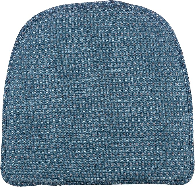 Klear Vu Raindrop The Gripper Non Slip Chair Cushions, Soft & Comfortable Seat Pad, Sitting Pillow for Kitchen, Dining or Office, 4 Count (Pack of 1), Wedge