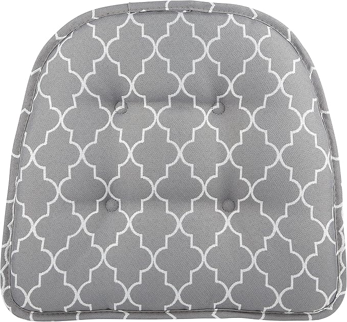 Non-Slip Chair Cushions, Assembled in USA, U-Shaped Skid-Proof Seat Pads for Dining Room, Kitchen, Office, 15"x16"