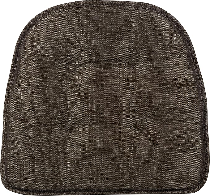 Non-Slip Chair Cushions, Assembled in USA, U-Shaped Skid-Proof Seat Pads for Dining Room, Kitchen, Office, 15"x16"