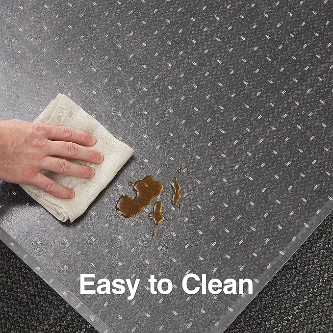 Staples 45X53 Low Pile Chair Mat No Lip