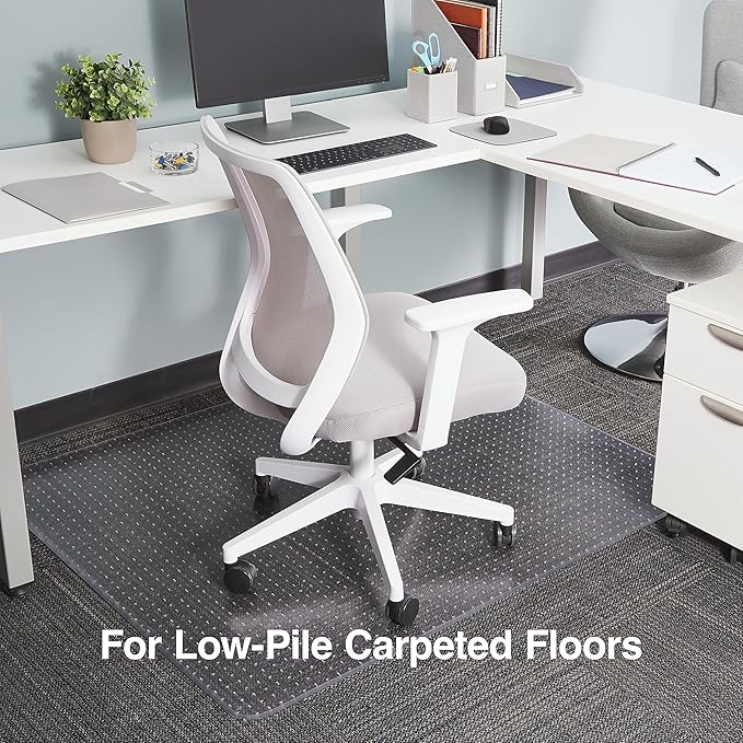 Staples 45X53 Low Pile Chair Mat No Lip