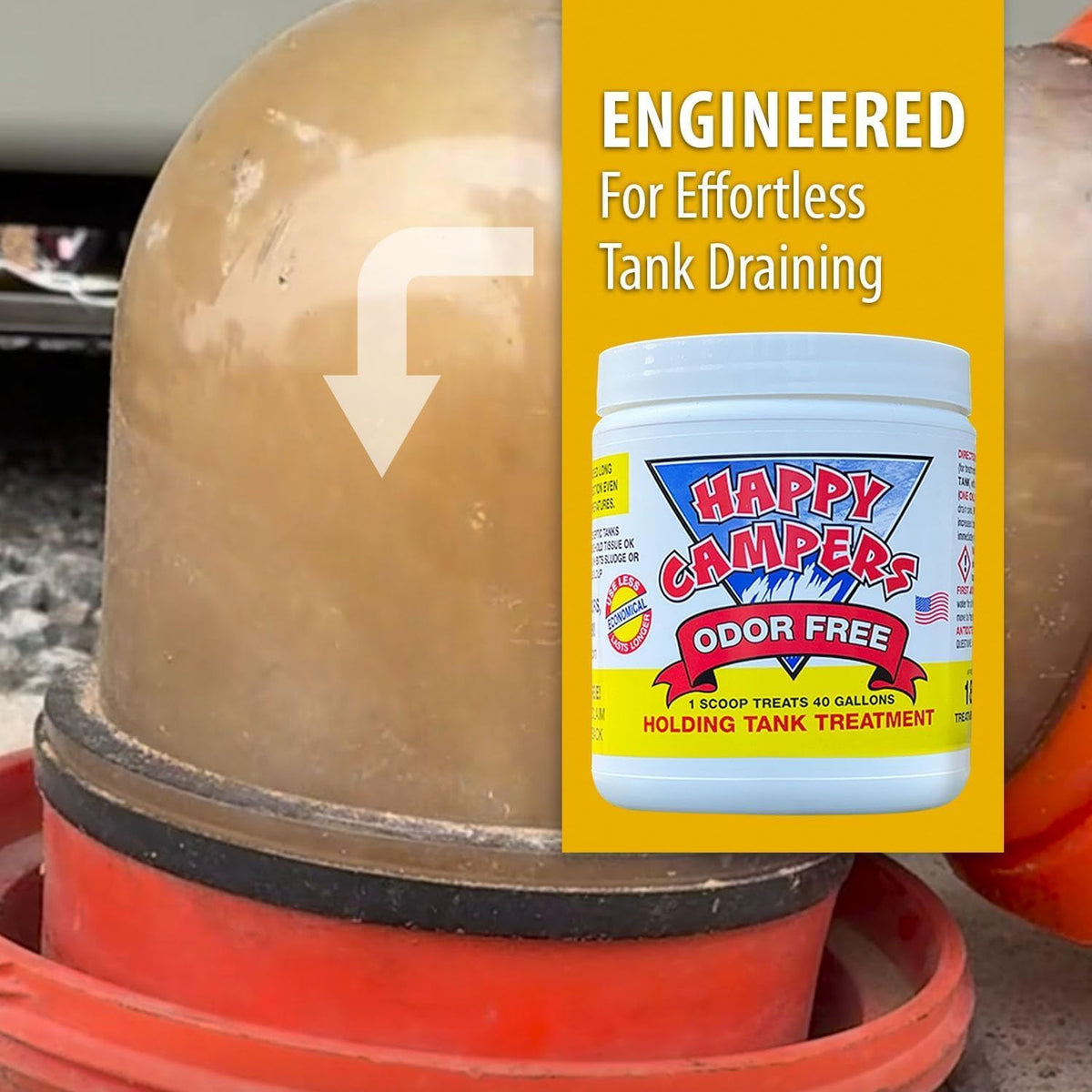 RV Toilet & Holding Tank Treatment – 18 Treatments | Controls Odors, Helps Prevent Clogs, Buildup & Sensor Issues, Black & Gray Tanks, Supports Reliable Dumping