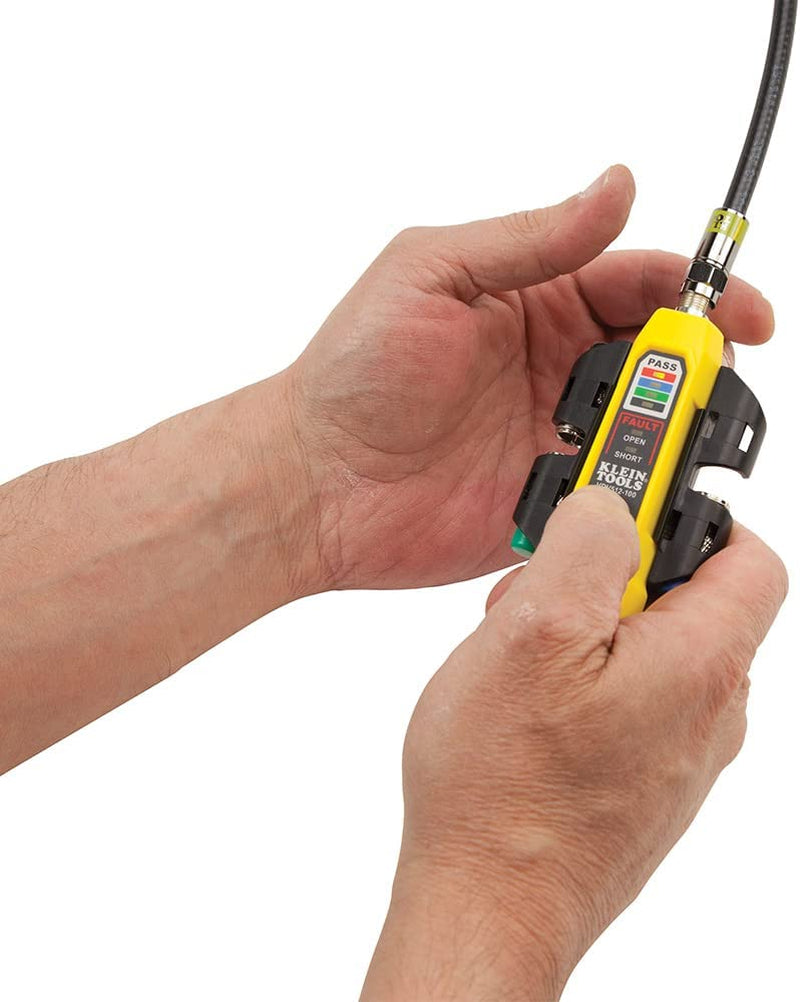 Klein Tools VDV512-101 Explorer 2 Coax Tester Kit, Includes Cable Tester/Wire Tracer/Coax Mapper with Remotes to Test up to 4 Locations
